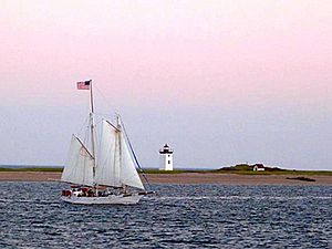 View of Long Point from downtown, 2012