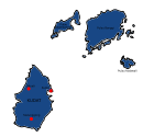 Map of Kudat District, Sabah 沙巴州古达县地图