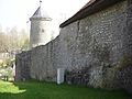 Mauer Röttingen mit Schneckenturm.JPG