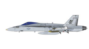 BuNo 162883 as NL-405, one of the aircraft of VFA-27 that took part in the 13 January 1993 air strike against air defence targets in Southern Iraq.