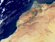 Photo Satellite du Maroc