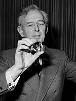 Norris McWhirter co-founded the book with his twin brother Ross at 107 Fleet Street, London, in August 1955. Norris McWhirter (1977).jpg
