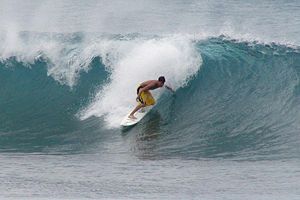 Pipeline on the north shore of Oahu where Hami...