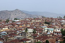 A landscape view of Okene town, Kogi State Nigeria