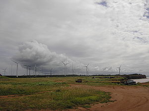 Wind farm on Prince Edward Island