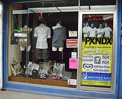 Publicidad de un concierto de Panda en Hermosillo Sonora, en junio de 2008.
