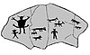 Diagram of Picture Rock Pass Petroglyphs