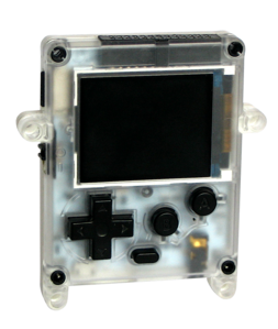 A dedicated handheld gaming console.