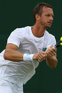 Filip Polášek en Wimbledon 2019