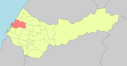 Distretto di Qingshui – Mappa