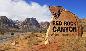 Red Rock Canyon National Conservation Area ent...