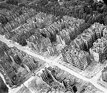 Results of the bombing of Hamburg. The Jews were to blame, according to Nazi propagandists. Royal Air Force Bomber Command, 1942-1945. CL3400 (cropped).jpg