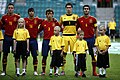 Saúl Ñíguez, Oliver Torres, Alejandro Grimaldo, Kepa Arrizabalaga, José Campaña