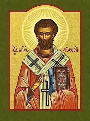 Saint Timothy (ortodox icon), was a great man of faith.