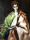 Saint John and the Poisoned Cup by El Greco