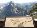 Pogled na Half Dome s vidikovca Glacier Point