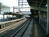 The tracks and platforms at Shimo Ochiai station in 2008