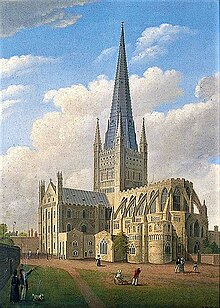 James Sillett, Norwich Cathedral (1832), Norfolk Museums Collections Sillett - Norwich Cathedral.jpg