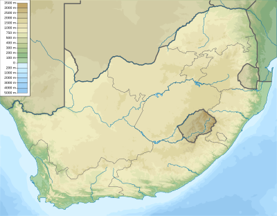 Location map South Africa