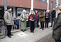 P. Christoffersen, nn, Barbara Johr (Projekt „Stolpersteine Bremen“)