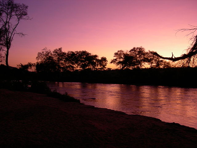 Sunset in Samburu County