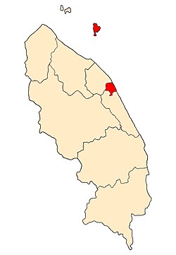 Location of Kuala Terengganu in Terengganu