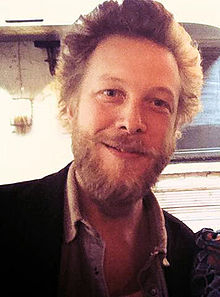 Ted Dwane of Mumford & Sons at Londonewcastle Project Space for A Show of Faces, November 2013.jpg