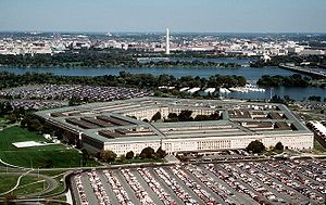 The Pentagon, looking northeast with the Potom...