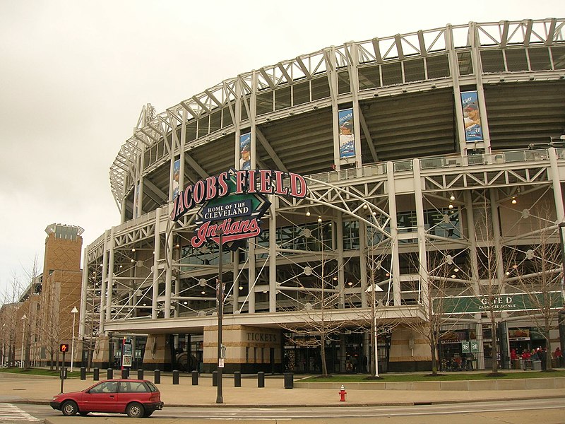 파일:The front of Jacobs Field.jpg