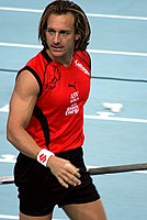 Tim Lobinger, 2002 EM-Dritter, kam auf den geteilten fünften Platz