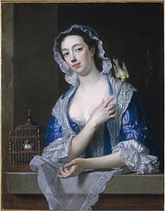 Margaret Woffington, actrice (vers 1738), Londres, Victoria and Albert Museum.