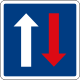 Vienna Conv. road sign B6 (left-hand traffic)