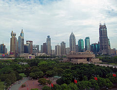 View over People's Park from the Shanghai Urban Planning Exhibition Center.jpg