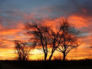 West Texas sunrise near Fritch,TX