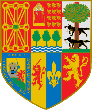 Coat of arms of Basque Country or Euskal Herri...