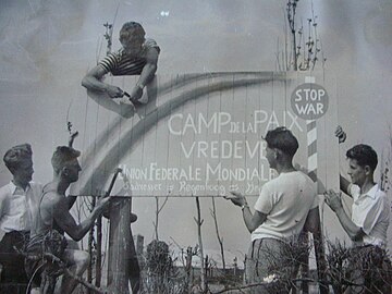 Camp de la Paix au Regenboog, 1947.
