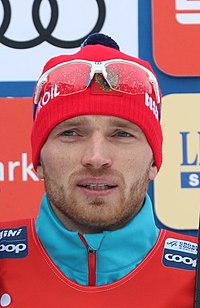 2019-01-13 Sundays Victory Ceremonies at the at FIS Cross-Country World Cup Dresden by Sandro Halank–035 Artem Maltsev.jpg