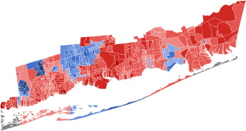 2022 New York's 2nd congressional district election results map by precinct.svg