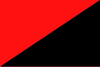 The red and black flag is a widely known symbol of libertarian socialism