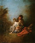 Vignette pour Le Faux Pas (Watteau)