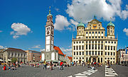 Augsburg, the centre of early capitalism Augsburg - Markt.jpg