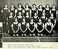 Basketball team of 1940 Swarthmore College from Halcyon yearbook, p. 163