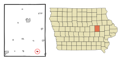 Location of Norway, Iowa