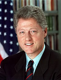 Bill Clinton inaugurated as President of the United States.