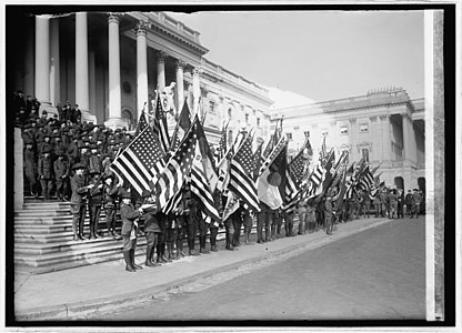Boy Scouts in front of the Capitol in 1923