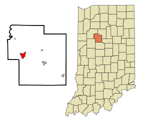 Location in the state of Indiana