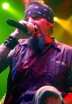 Chad Gray performing with HELLYEAH in 2008