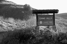 Государственный парк Чино-Хиллз sign.jpg