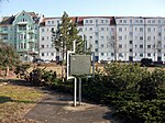 Gedenkstele für Artur Becker, der zwischen 1929 und 1933 in Berlin-Alt-Hohenschönhausen wohnte