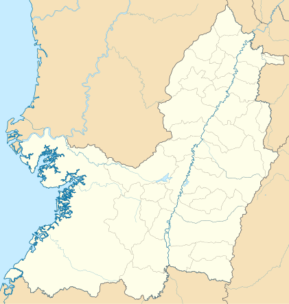 Location map Колумбиэ Валле дел Каукэ